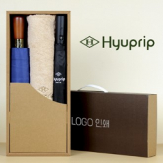 협립 2단 심플 자동우산 +협립 3단70엔티크 고밀도 완전자동우산 and 협립40수호텔코마180타월-세트