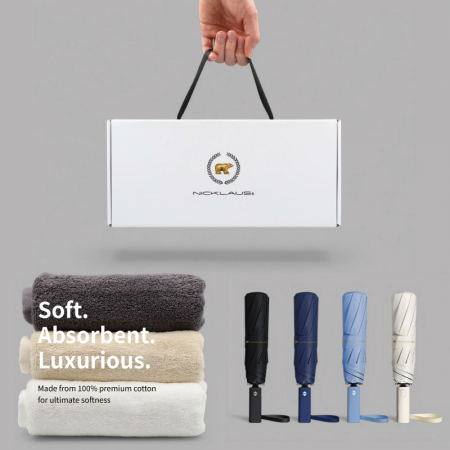 잭니클라우스3단자동암막+타올(200g)우산타올세트 #7