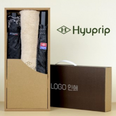협립 2단 엠보 바이어스 자동우산 +협립양산 블랙라벨 아우라 양우산 and 협립40수호텔코마180타월-세트