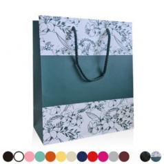 쇼핑백 4호 백합플라워220x100x250mm