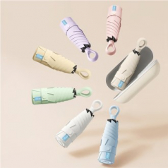 (Blossom) 초경량 링핸들 마카롱 양우산 6K-1P