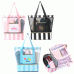 작은이미지: 스트라이프 멀티 메쉬 비치백 물놀이 숄더백 멀티가방 #3