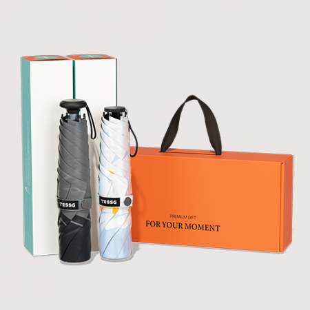 BS021 테스지 초경량 암막 3단 양우산 커플 미니 우양산 선물세트 프라임모노+데이지 #4