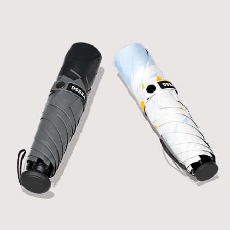 BS021 테스지 초경량 암막 3단 양우산 커플 미니 우양산 선물세트 프라임모노+데이지 #5