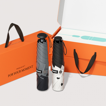 BS018 테스지 초경량 암막 3단 우양산 커플 미니 양우산 선물세트 프라임모노+하트브리즈 #3