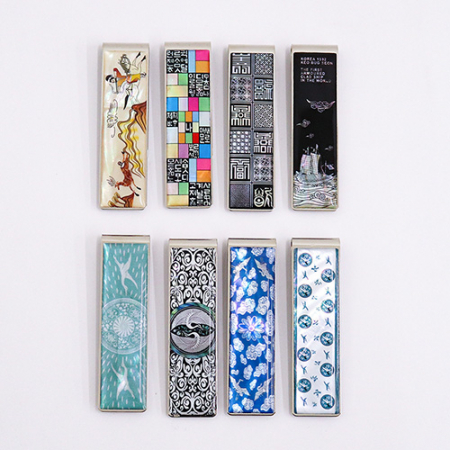 아룸누리 전통 일러스트 자개멀티머니클립 #2