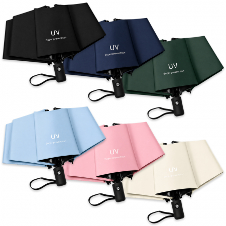 UV차단 3단 자동 양우산 미니우산 미니양산 우양산 암막우산 // 인쇄제작가능 #2