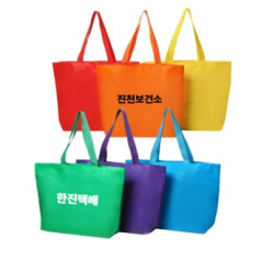 각민자 대형 타포린백 시장가방 바구니 소량제작