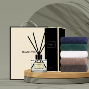 시즈넬 호텔 선물세트 디퓨저 200ml+송월 40수 포인트 200g