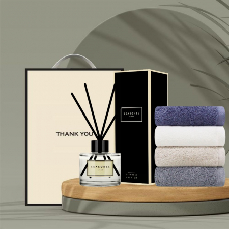 시즈넬 호텔 선물세트 디퓨저 200ml+송월타월 40수 실프 160g #2