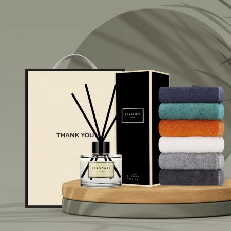 시즈넬 호텔 선물세트 디퓨저 200ml+솔리드뱀부무지 200g #2