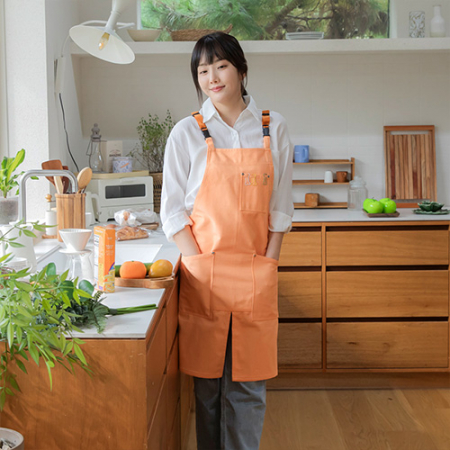 내추럴 캔버스 앞치마 #4