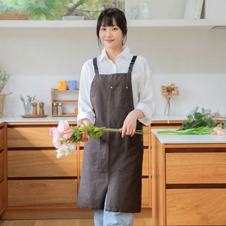 내추럴 캔버스 앞치마 #7