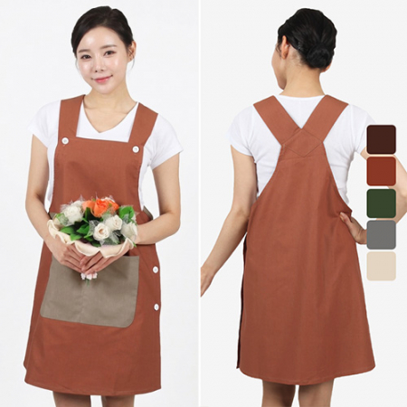 이지케어 맞춤 원피스 에이프런 #2