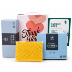주방을담다 주방용품 선물세트 (고무장갑.위생백.위생장갑.수세미) 판촉.홍보용