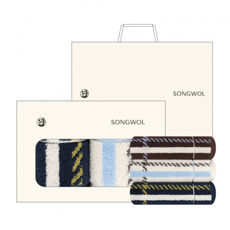 [송월타월] CM 체크200g 2매입 H #2