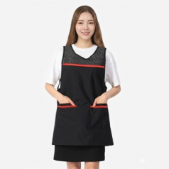 에어 메쉬 원피스 앞치마