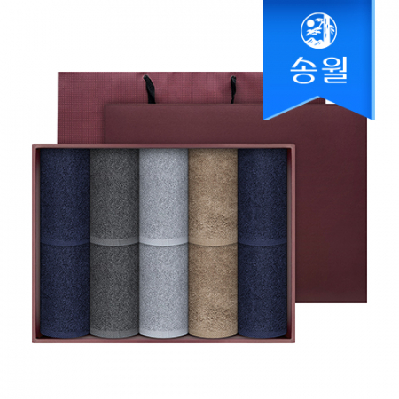 송월타월 프라우드 10매 세면타올 선물세트(쇼핑백) #2