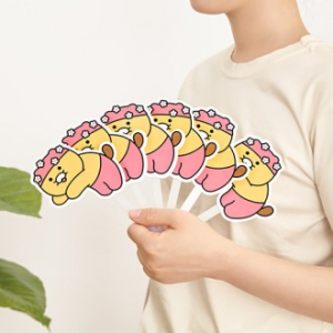 캐릭터 접이식 부채 카카오 춘식이 라이언