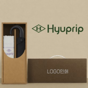 협립 3단 280T 블랙곡자손 완전자동 우산 +협립눈꽃타월-세트