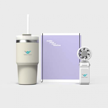 루티네 밀크티텀블러+폴더블 휴대용 쿨링 선풍기 #3