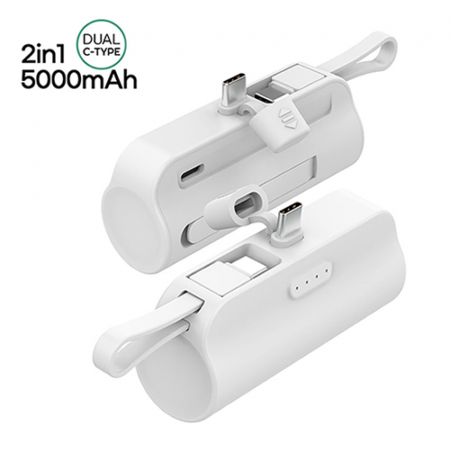 컴우드 2IN1 5000mAh 듀얼 C타입 도킹배터리 #2