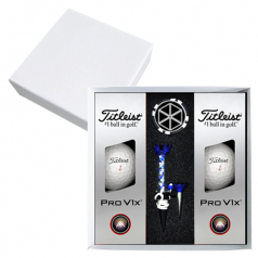 타이틀리스트 PRO V1x 6구 볼마커칩 자석티 고급 싸바리케이스
