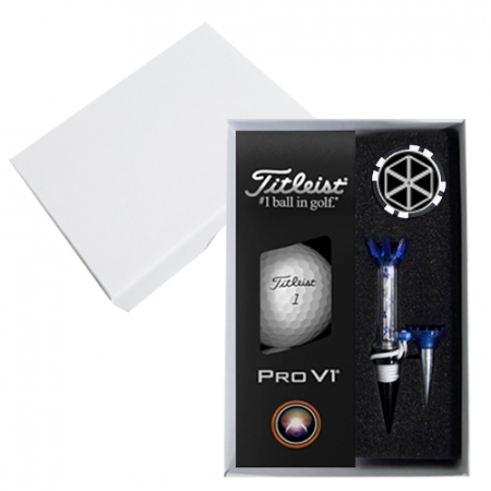 타이틀리스트 PRO V1 3구 볼마커칩 자석티 고급 싸바리케이스 #2