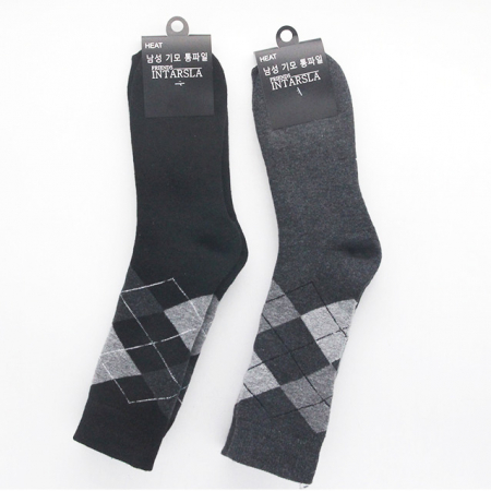 아가일 여성 남성 겨울 기모 통파일 방한 양말 #2