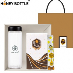 트라이탄 허니보틀 500ml 국내산 꿀스틱 허니스틱 10포 답례품 기프트세트