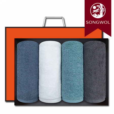 송월타올 항균 150g (30수/40*80cm) 4매입 선물세트(박스+쇼핑백 포함) #2
