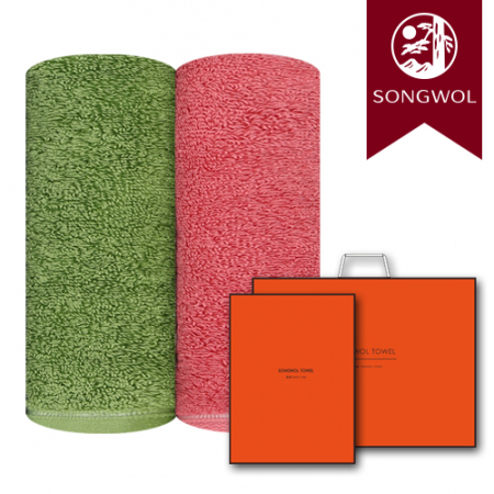 송월타올 컬러풀 170g (30수/40*80cm) 2매입 선물세트(박스+쇼핑백 포함) #2