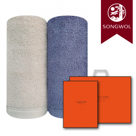 송월타올 샹떼 160g (40수/40*80cm) 2매입 선물세트(박스+쇼핑백 포함) #2