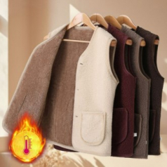 따뜻한 뽀글이 조끼 양털조끼 겨울 방한