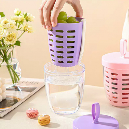 파파러브 샐러드 과일컵 후르츠팟 신선보관용기 #4