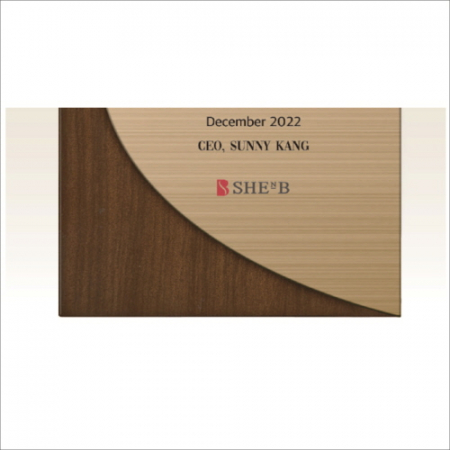 메탈 우드 상패8 #5