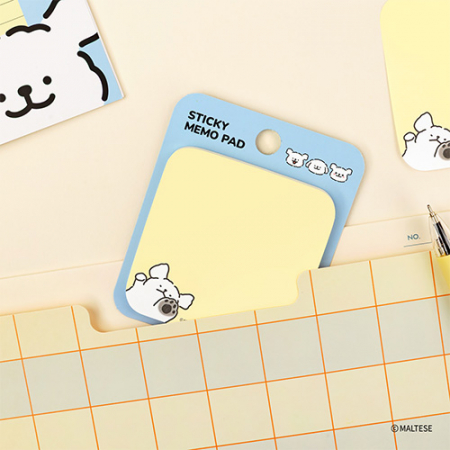 몰티즈 라운드 점착메모지 #4