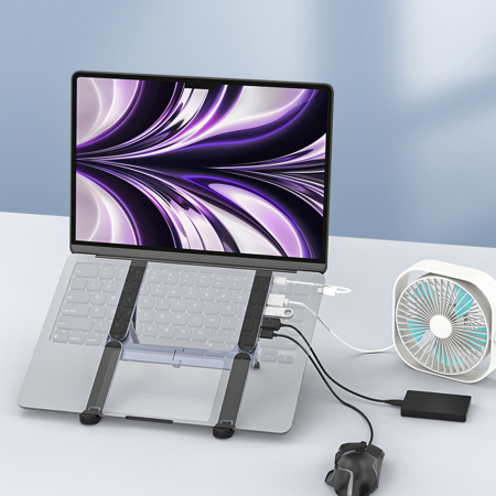 디큐브 플렉시젠 H USB허브 노트북거치대 #9