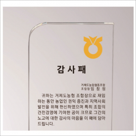 크리스탈 상패423 #2