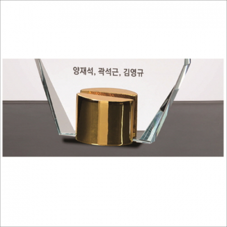 뿔 크리스탈 상패3 #5