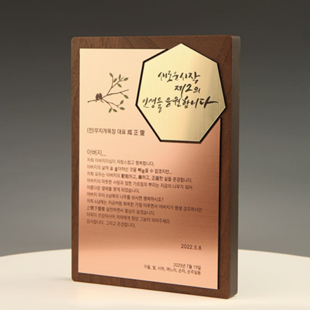 퇴직 감사 송공 감사패 E5223 #3