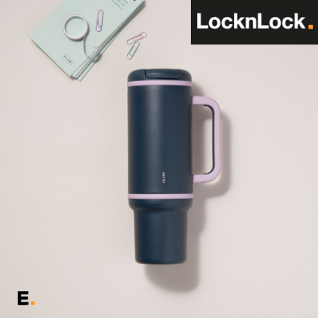 락앤락 에버 완전밀폐 STS316 고급스텐 퍼펙트씰 도트 머그 텀블러 1100ml #2