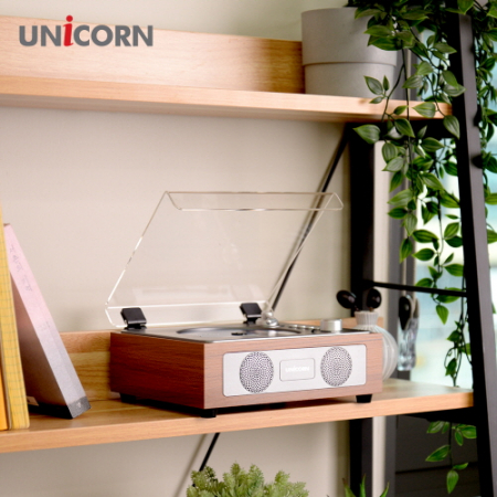 [유니콘] 엔틱 레트로 블루투스 휴대용 무선 CD플레이어 전용리모컨 MF-500CD #3