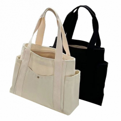 포켓 라인 에코백 [BG183]