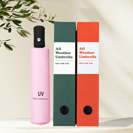 베이직 3단 접이식 자동 우산 UV 암막 자외선차단 양우산 #2