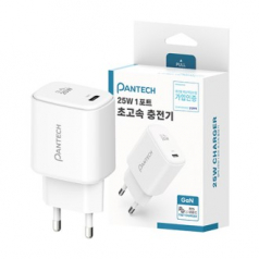 팬텍 가정용 PD25W C타입 1포트 초고속충전기 아답터