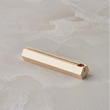 황동 육각 골드 메탈 명함꽂이 펜홀더 #3