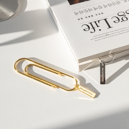 대형클립 각인 책갈피 북마크 #5