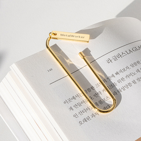 대형클립 각인 책갈피 북마크 #3