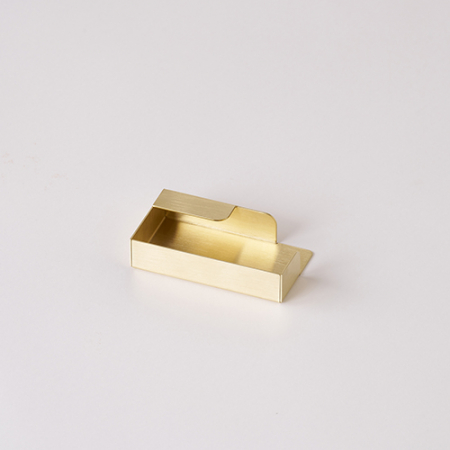 [선물패키지] 황동 골드 명함 트레이 거치대 고급선물(이니셜각인) #5